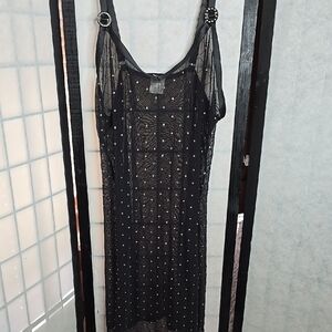 Black Sheer Night Gown